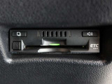 ETC車載器付きです。高速道路の料金所もスムーズに通過できます。