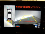 パノラミックビューモニターを装備。クルマを真上から見るように周囲を確認できます。