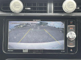 【バックカメラ】駐車が苦手な方でも映像で後方の安全確認もしっかり見えない死角の部分や距離感などモニター確認することが可能です。