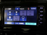 ラジオ、ワンセグテレビ、CD再生、SD再生(音楽)、Bluetoothオーディオが使用可能です。詳しい仕様については、展示店舗までお尋ねください。