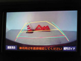 バックガイドモニターを装備しています、車庫入れもラクラクです。