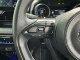ステアリングスイッチ装備!運転しながら手元でオーディオの操作などができます。