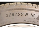 225/50R18    車両装着標準タイヤサイズです。 タイヤのご相談も石川トヨペットカローラにお任せください