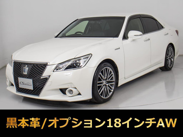 クラウンアスリート ハイブリッド 2.5 G オプション18AW 黒本革 プリクラ
