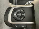 ナビやオーディオなどの操作が手元でできるステアリングスイッチ☆視線を外さず操作できて便利です!