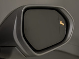BSM(ブラインドスポットモニタ)!隣の車線を走る車両をレーダーで検知し、ドアミラーでは確認しにくい後側方エリアに存在する車両に加えて、急接近してくる車両も検知します。