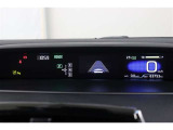 視線移動が少なく疲れにくいセンターメーター!ハイブリッドシステムインジケーターをはじめとしたお車の状態の情報を確認できます。