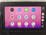 AppleCarplayと、Android Autoに対応。スマホと連動して地図やアプリを共有可能です。画像はAndroid Autoとなります。※別途USBケーブルが必要となります。