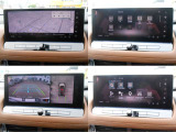 ナビは12.3インチを装備。フルセグ・ハンズフリーフォン・USB・HDMI・Bluetooth接続等の機能付き。アラウンドビューモニターの映像もこちらに映ります。