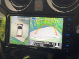 【アラウンドビューモニター】専用のカメラにより、上から見下ろしたような視点で360度クルマの周囲を確認することができます☆死角部分も確認しやすく、狭い場所での切り返しや駐車もスムーズに行えます。