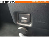 HDMI端子対応のデジタル機器をつないで、映像や音楽を車内でも再生することができます。