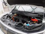 エンジンルーム・2モーターハイブリッドシステム「e:HEV」は、よりEV(電気自動車)に近いハイブリッド