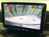 【バックカメラ】駐車時に後方がリアルタイム映像で確認できます。大型商業施設や立体駐車場での駐車時や、夜間のバック時に大活躍!運転スキルに関わらず、今や必須となった装備のひとつです!