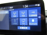 オーディオメニューです。Bluetoothオーディオも接続可能です。