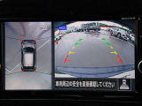 上からの視点で狭い駐車場への駐車などに役立つアラウンドビューモニターです♪