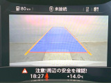 ●ガイドライン付きバックカメラ:不安な駐車もこれで安心!ガイドライン付きなので狭い箇所での駐車もラクラクです!