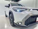 フォグランプ装着車です。暗い夜道の車両前方を明るく照らします
