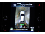 車上からの視点で自車を見ることができます。狭い場所などの縦列駐車などに役立ちます。