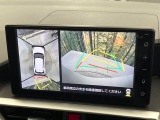 【パノラミックビューモニター】専用のカメラにより、上から見下ろしたような視点で360度クルマの周囲を確認することができます☆死角部分も確認しやすく、狭い場所での切り返しや駐車もスムーズに行えます。