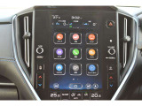 ナビを始め、車両やエアコンの設定、SUBARU STARLINK、ラジオやテレビなどさまざまな機能を内蔵している11.6インチセンターインフォメーションディスプレイ&インフォテインメントシステム