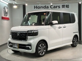 全国納車可 第三者機関証明書付 H SENSING 新車保証 試乗車 ワンオ-ナ- ナビLXU-242NBi TV Rカメラ CD録音 BTオ-ディオ装備のN-BOXカスタム ベースグレード入庫!