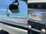 純正前後ドラレコです。もしもの時にしっかり記録が残ります。ナビの画面で映像確認やドラレコの操作ができます。