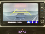 バックでの車庫入れも安心です! リアカメラが付いているバックモニター付のナビを装備しております。操作線もついており距離感も画面から確認できます。