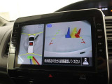 パノラミックビューモニター装備です。狭い駐車場も安心ですね
