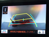 バックガイドモニターを装備しています、車庫入れもラクラクです。