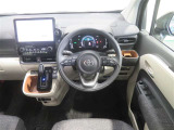 シンプルで使いやすいデザインのハンドル周り。