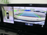 ■アラウンドビューモニター搭載。車体を4方向のカメラで「上から見下ろしたような映像」を映します。車庫入れが苦手な方も映像サポートでラクラク駐車できます。