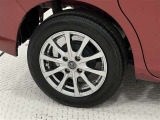 タイヤサイズは165/65R14!社外アルミホイール!残り溝は5ミリ程度です!