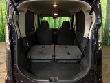 普段のお買い物や通勤、送迎等に十分な荷室スペースを確保しております。セカンドシートを倒すと、大きな荷物の積載も可能です♪