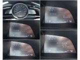 メーター内には、外気温・平均車速・平均燃費・瞬間燃費・走行可能距離のECO情報が表示できる機能があります!