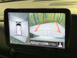 【アラウンドビューモニター】専用のカメラにより、上から見下ろしたような視点で360度クルマの周囲を確認することができます☆死角部分も確認しやすく、狭い場所での切り返しや駐車もスムーズに行えます。