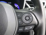 ステアリングスイッチ付き。前方から目を離すことなく操作することが可能です。