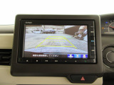 バックカメラの画像です。ガイドラインがスムースな車庫入れをサポートいたします!車庫入れの安心感がアップしますね☆