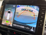【アラウンドビューモニター】専用のカメラにより、上から見下ろしたような視点で360度クルマの周囲を確認することができます☆死角部分も確認しやすく、狭い場所での切り返しや駐車もスムーズに行えます。