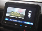 ◆リアワイドカメラシステム◆3種類の表示で後方確認をサポート♪セレクトレバーを「R」の位置に入れるとカメラ画像に切り替え。ノーマルビューでは従来のリアカメラと同様の標準的なビューで表示します!