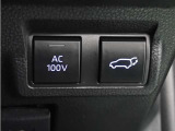 AC100Vスイッチ、パワーバックドアスイッチ。