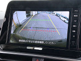 バックビューモニターが付いていますので、車庫入れや後方の安全確認にも便利です。