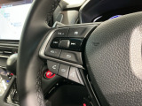 ステアリングにオーディオ操作スイッチが付いています。オーディオ画面に直接タッチしなくても操作が出来ますので、運転に集中できます。