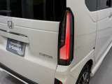 視認性がいいテールランプ。後続車にも存在をアピール。