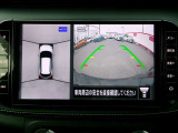 アラウンドビューモニター。空の上から見下ろすような視点でスムース駐車。