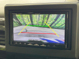 【バックカメラ】駐車時に後方がリアルタイム映像で確認できます。大型商業施設や立体駐車場での駐車時や、夜間のバック時に大活躍!運転スキルに関わらず、今や必須となった装備のひとつです!