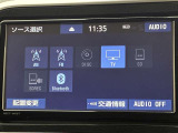 ブルートゥースに接続することにより、スマホに入ったお気に入りの音楽を車内で楽しむことができます♪あると本当に便利な機能になっています!