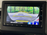 【バックカメラ】駐車時に後方がリアルタイム映像で確認できます。大型商業施設や立体駐車場での駐車時や、夜間のバック時に大活躍!運転スキルに関わらず、今や必須となった装備のひとつです!