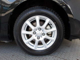 社外14インチアルミ!タイヤサイズは165/70R14です
