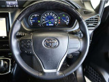 握り易く取り回しの良いハンドル。真の安全は運転のし易さに有り!