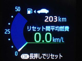 メーター内インフォメーション
